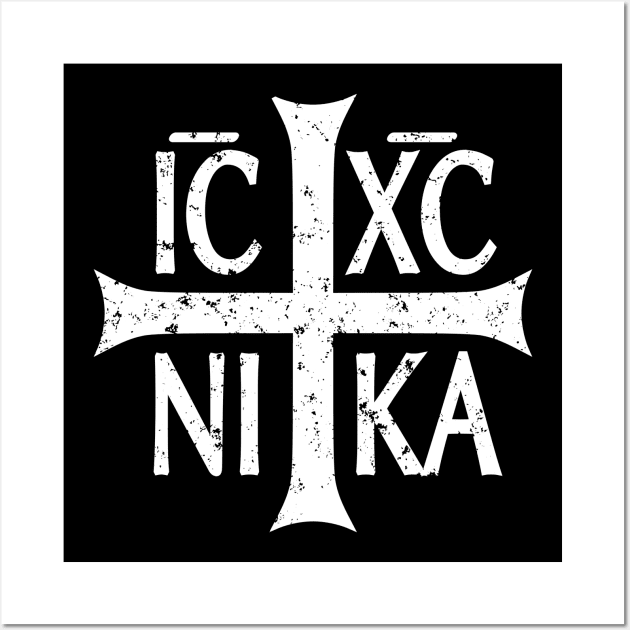 ICXC NIKA Christogram Jesus Christ is winner Wall Art by Beltschazar